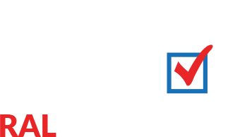 RAL Consulting, Inc. logo, white version