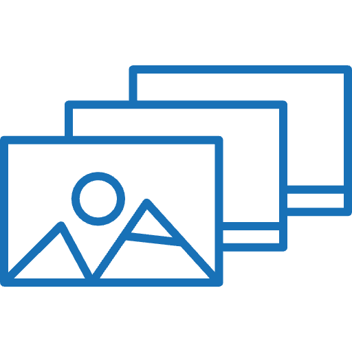 Stack of photographs icon