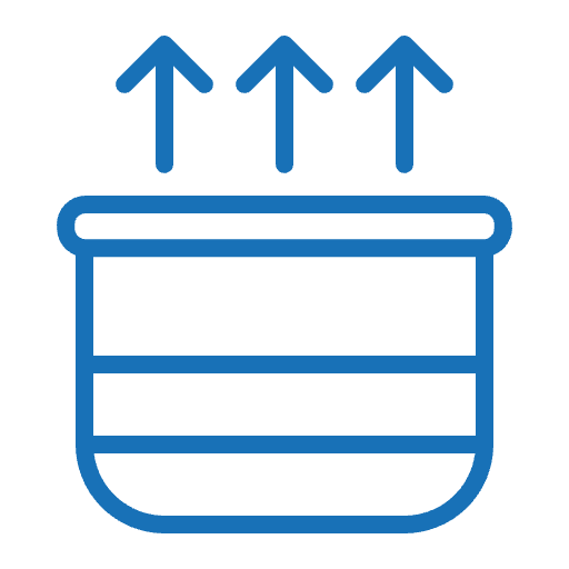 Tank venting vapors icon